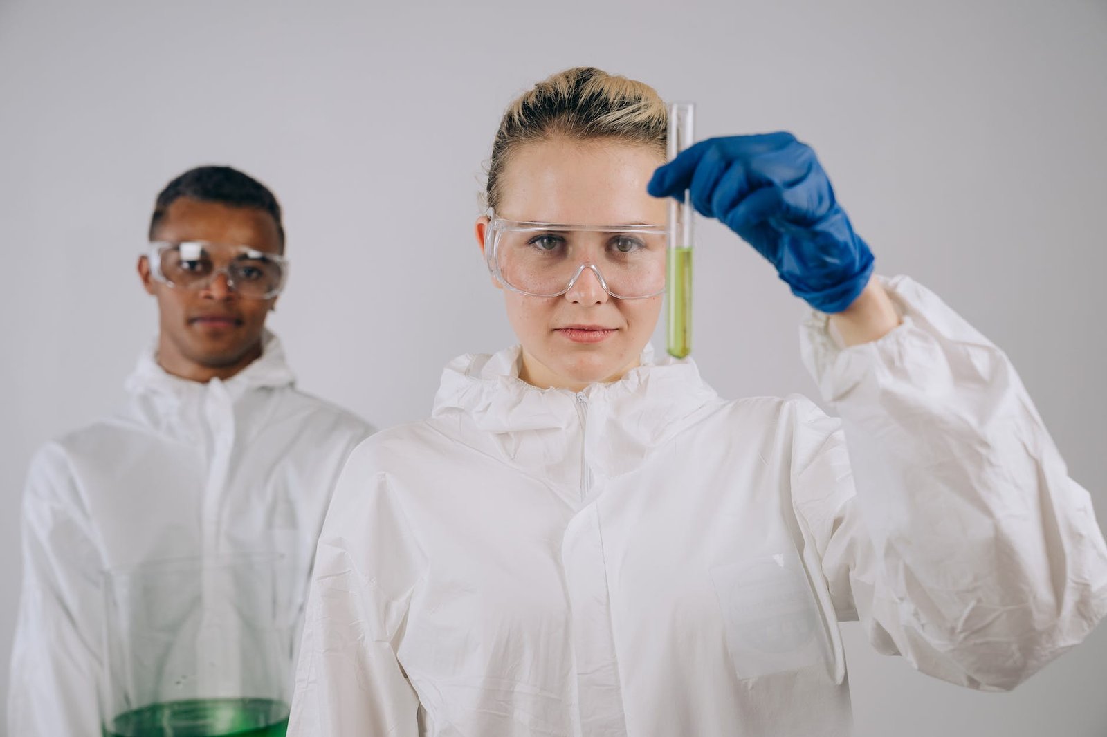 scientists experimenting in the laboratory