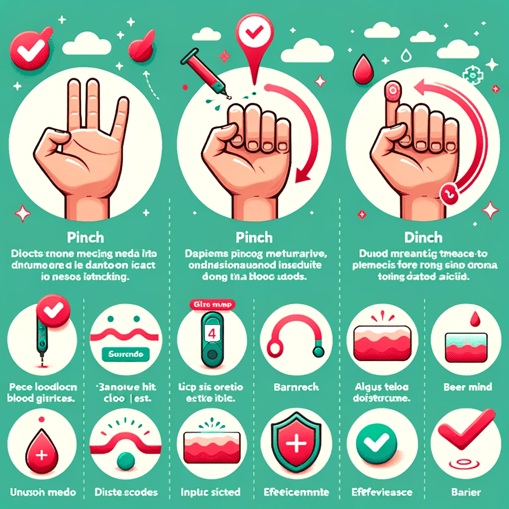 Show Me How to Do the Pinch Method for Diabetes
