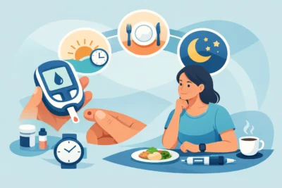 When Should Diabetics Check Glucose Each Day?